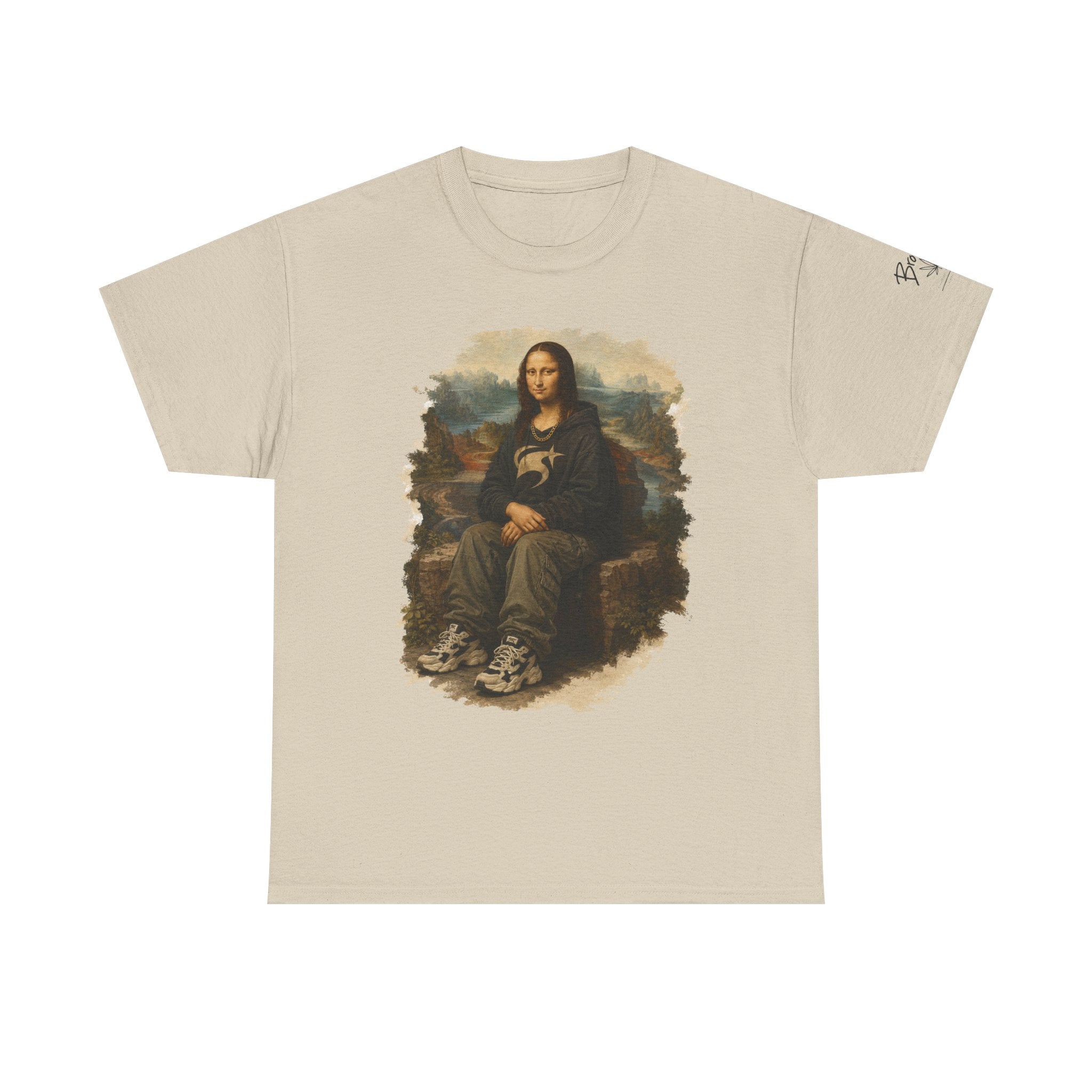 Mona Lisa Graphic Tee – Vintage Art Parody T-Shirt