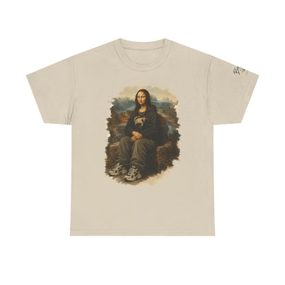 Mona Lisa Graphic Tee – Vintage Art Parody T-Shirt