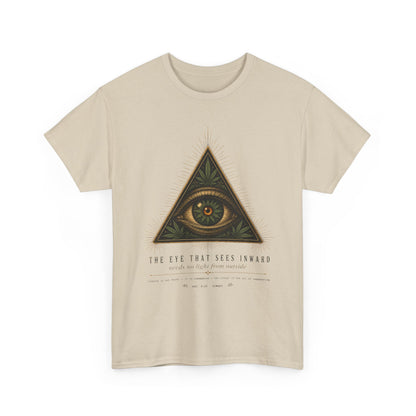 All-Seeing Eye Triangle Graphic Tee — "The Eye That Sees Within"
