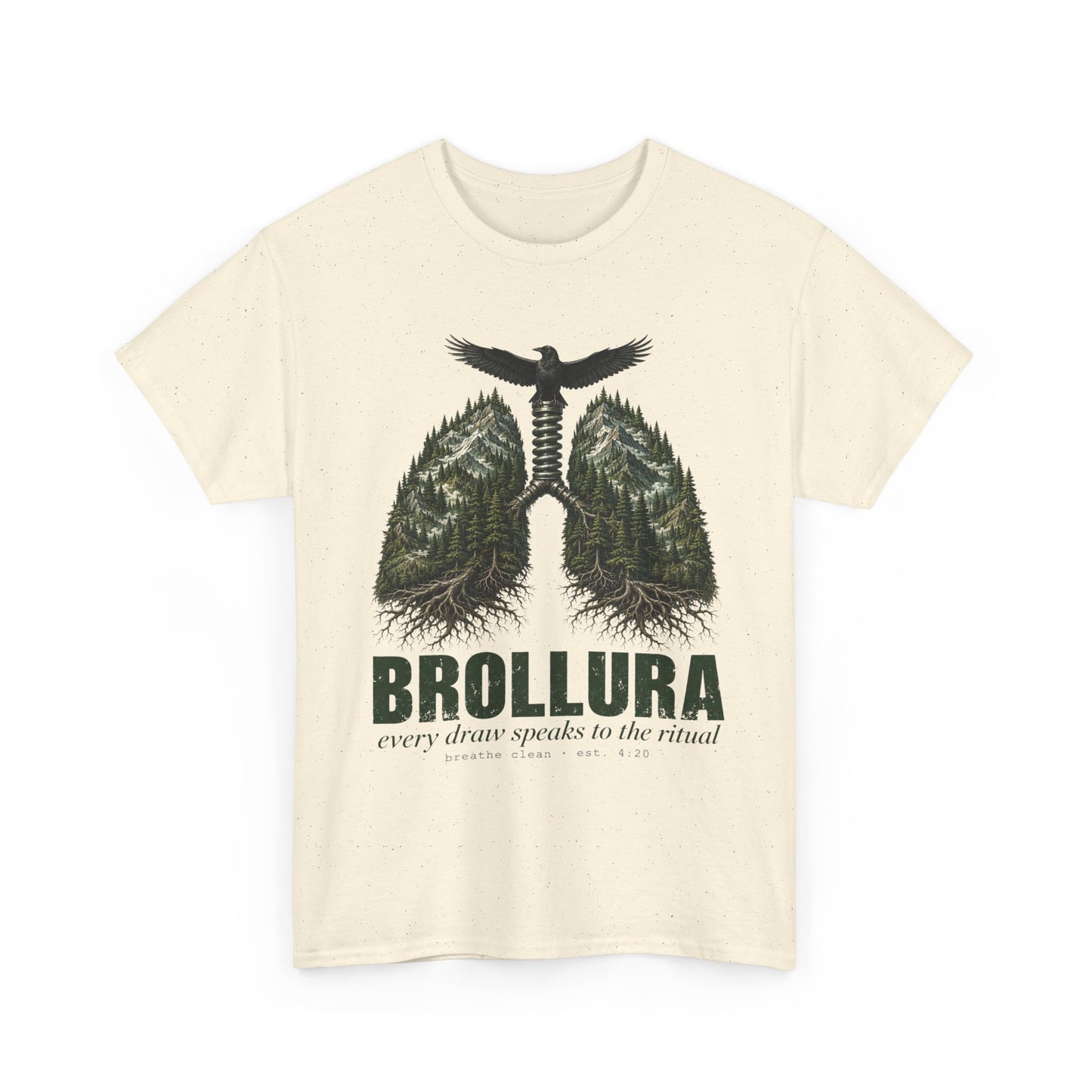 T-Shirt — BROLLURA Forest Lungs Graphic Tee ("Brollura")