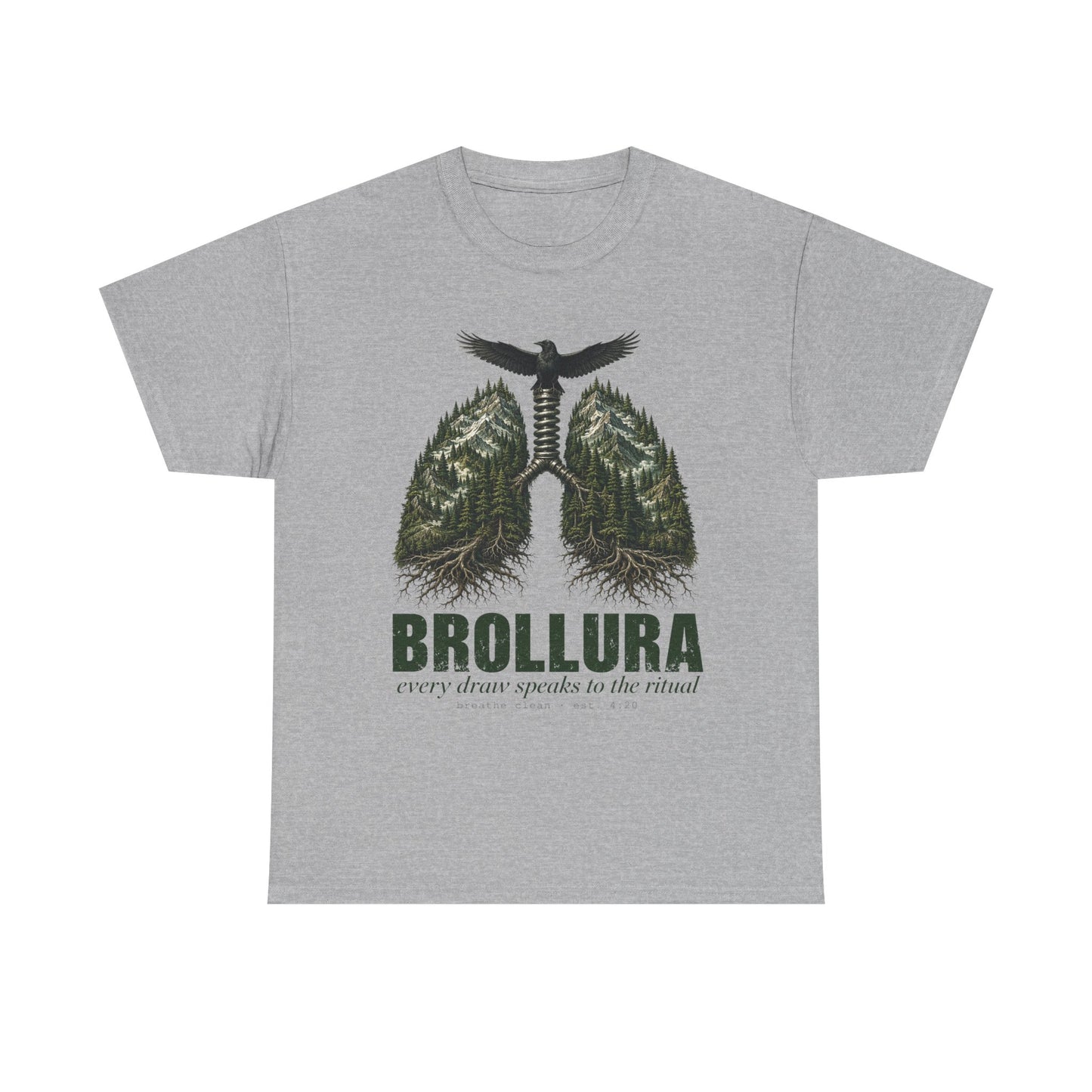 T-Shirt — BROLLURA Forest Lungs Graphic Tee ("Brollura")