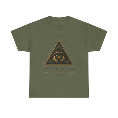 All-Seeing Eye Triangle Graphic Tee — "The Eye That Sees Within"