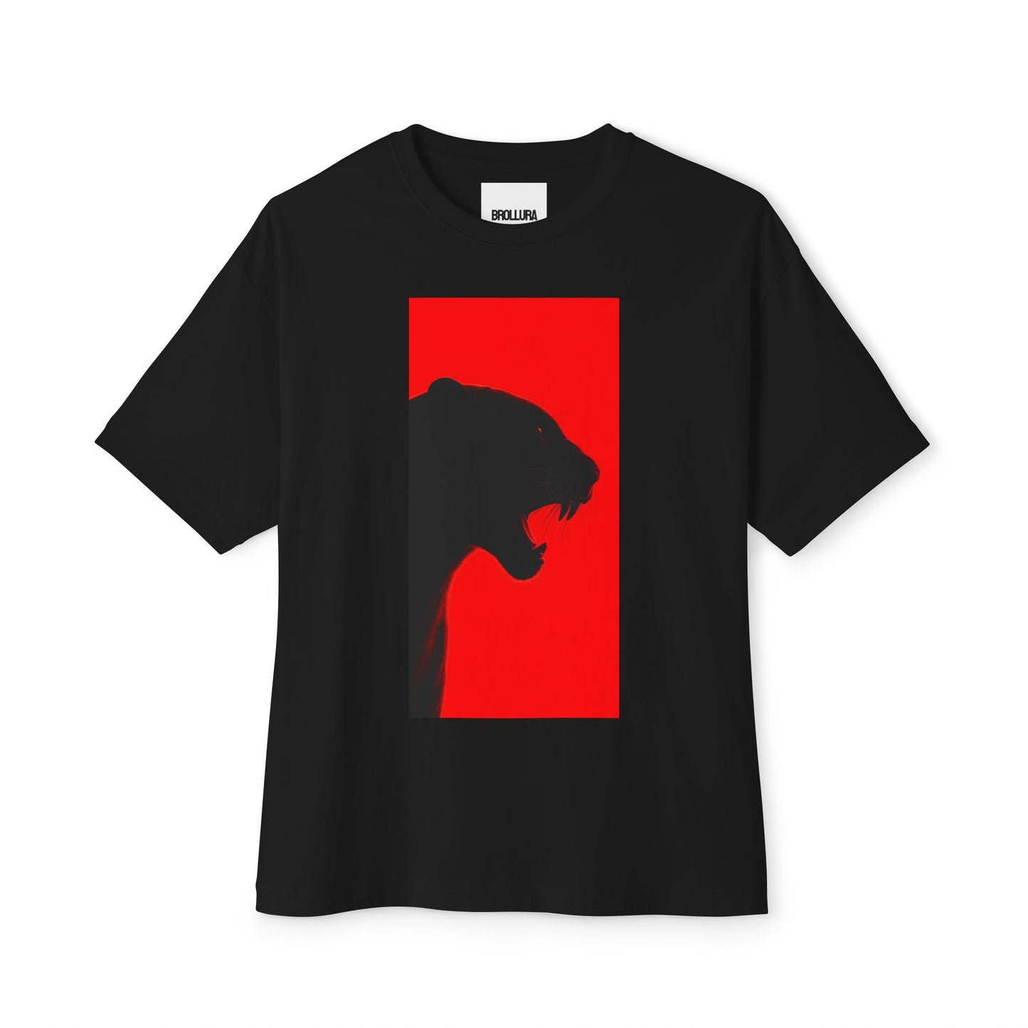 Red Warning Graphic Tee