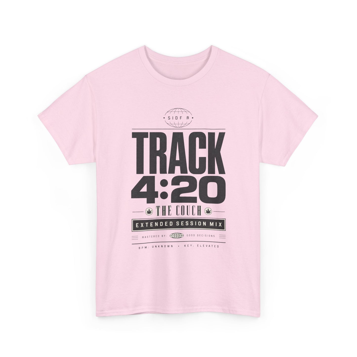 Funny T-Shirt — TRACK 4:20 Graphic Tee (Retro Music Poster Style)