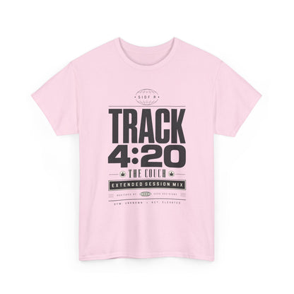 Funny T-Shirt — TRACK 4:20 Graphic Tee (Retro Music Poster Style)