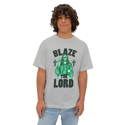 Graphic Tee — "Blaze The Lord" Religious Stoner Shirt