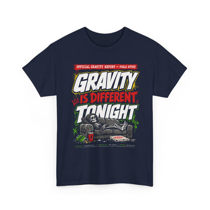 Funny Graphic Tee — 'Is Different' Retro Couch Illustration Shirt