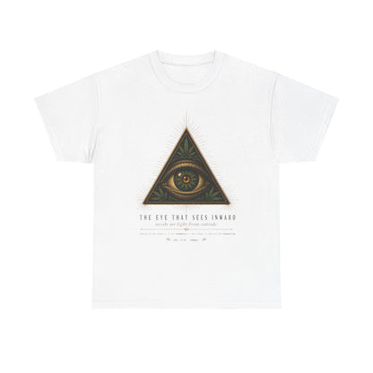 All-Seeing Eye Triangle Graphic Tee — "The Eye That Sees Within"