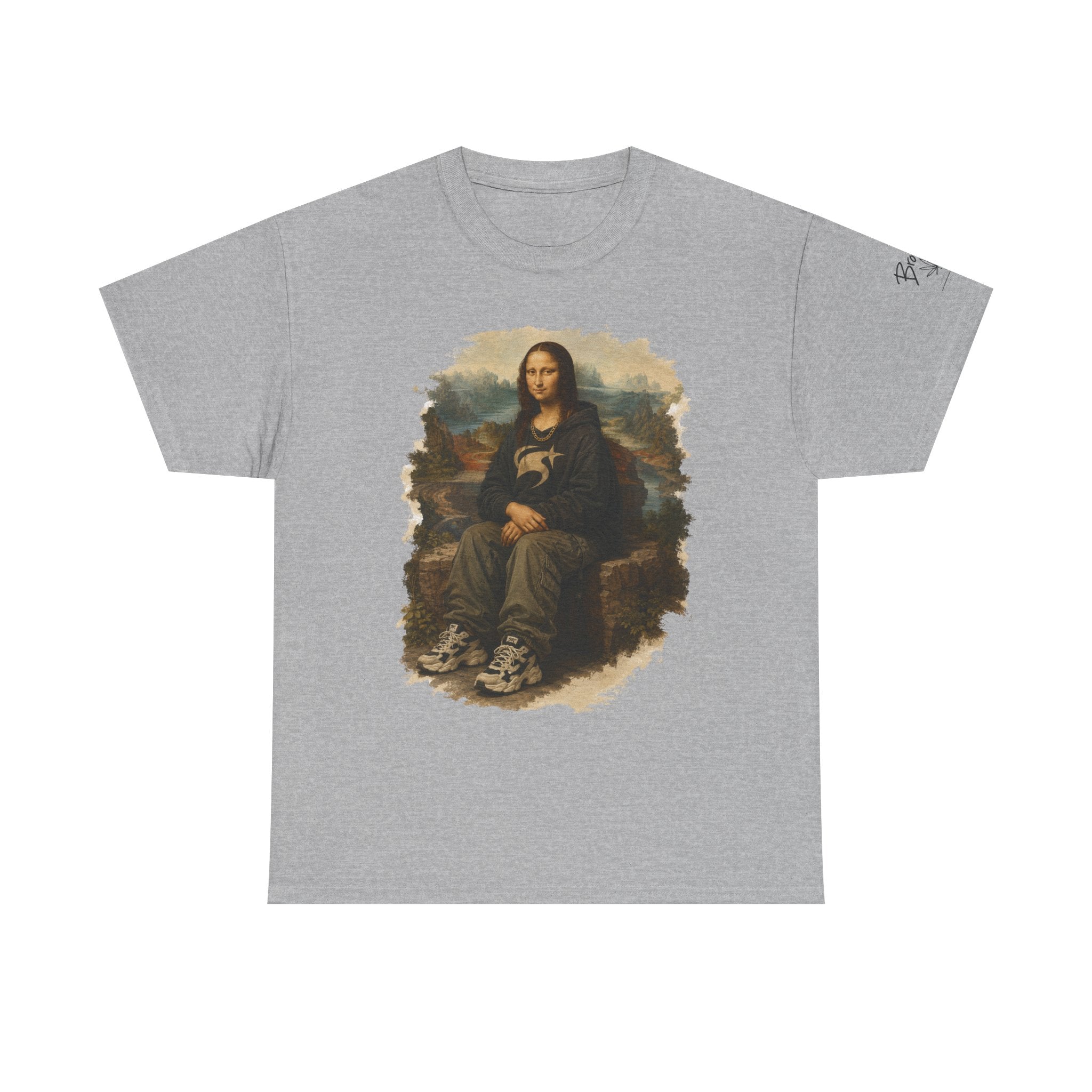 Mona Lisa Graphic Tee – Vintage Art Parody T-Shirt