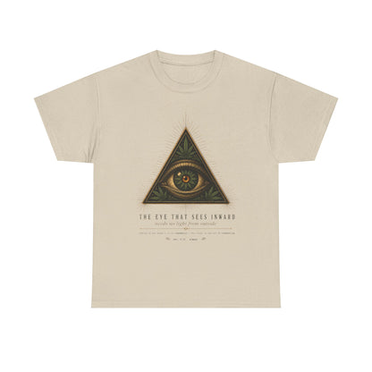 All-Seeing Eye Triangle Graphic Tee — "The Eye That Sees Within"