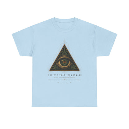 All-Seeing Eye Triangle Graphic Tee — "The Eye That Sees Within"
