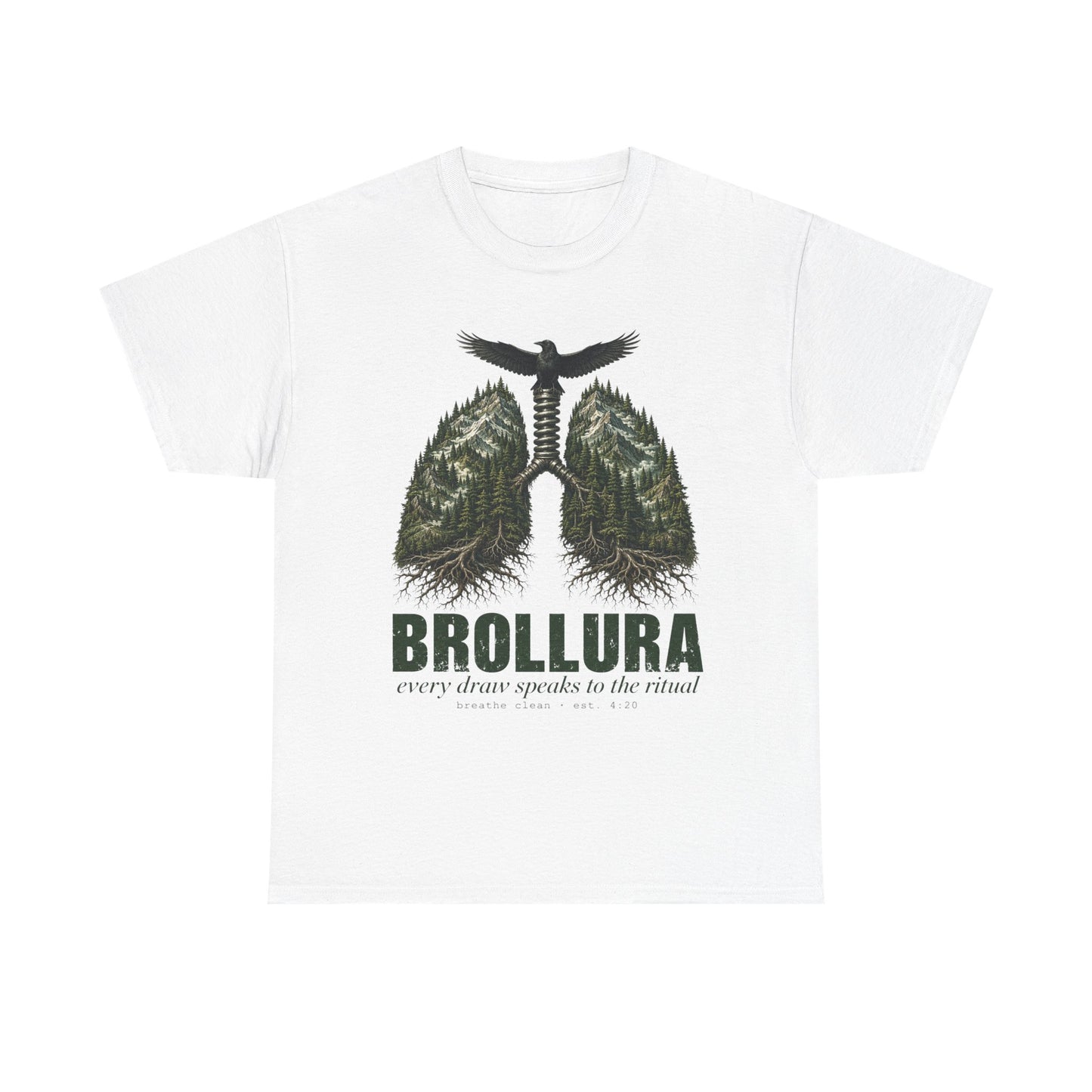 T-Shirt — BROLLURA Forest Lungs Graphic Tee ("Brollura")