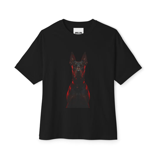 Red-Lined Portrait Graphic Tee