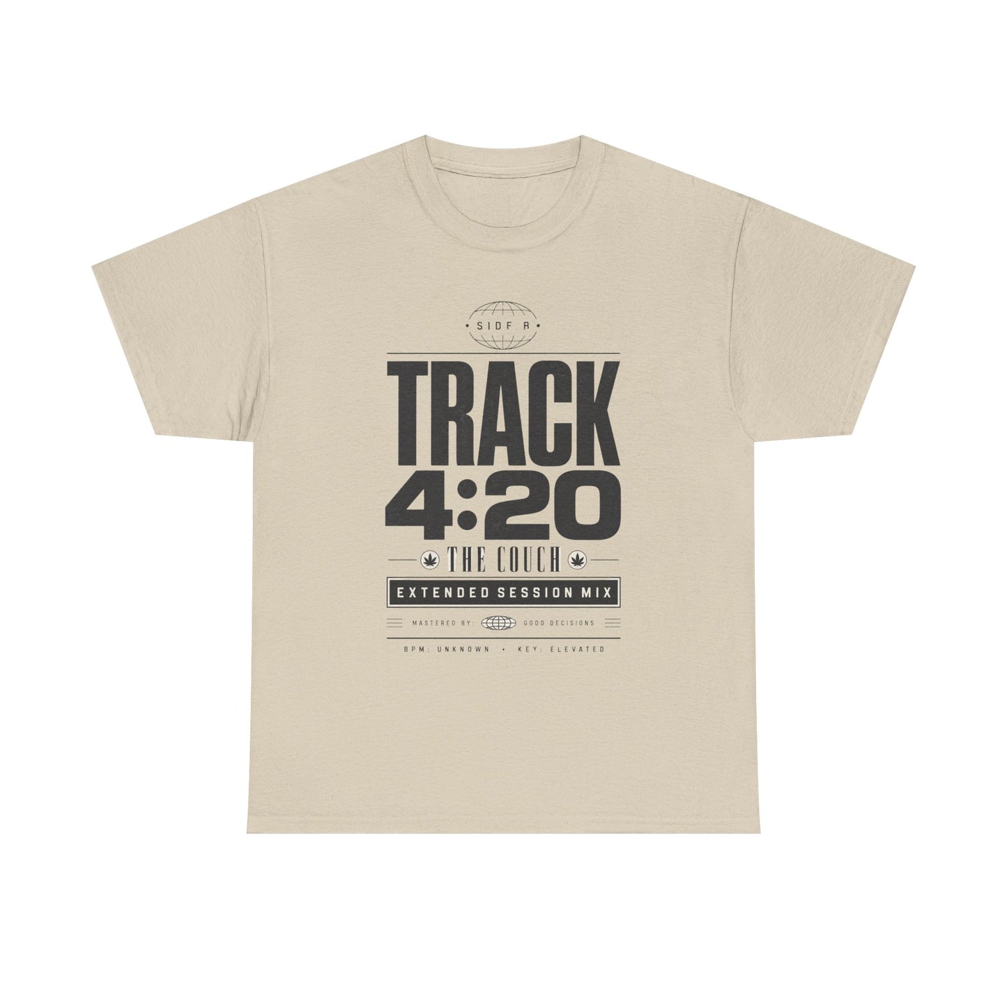 Funny T-Shirt — TRACK 4:20 Graphic Tee (Retro Music Poster Style)