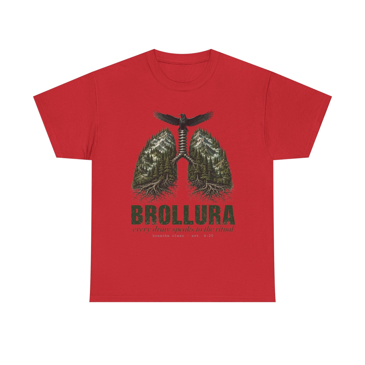 T-Shirt — BROLLURA Forest Lungs Graphic Tee ("Brollura")