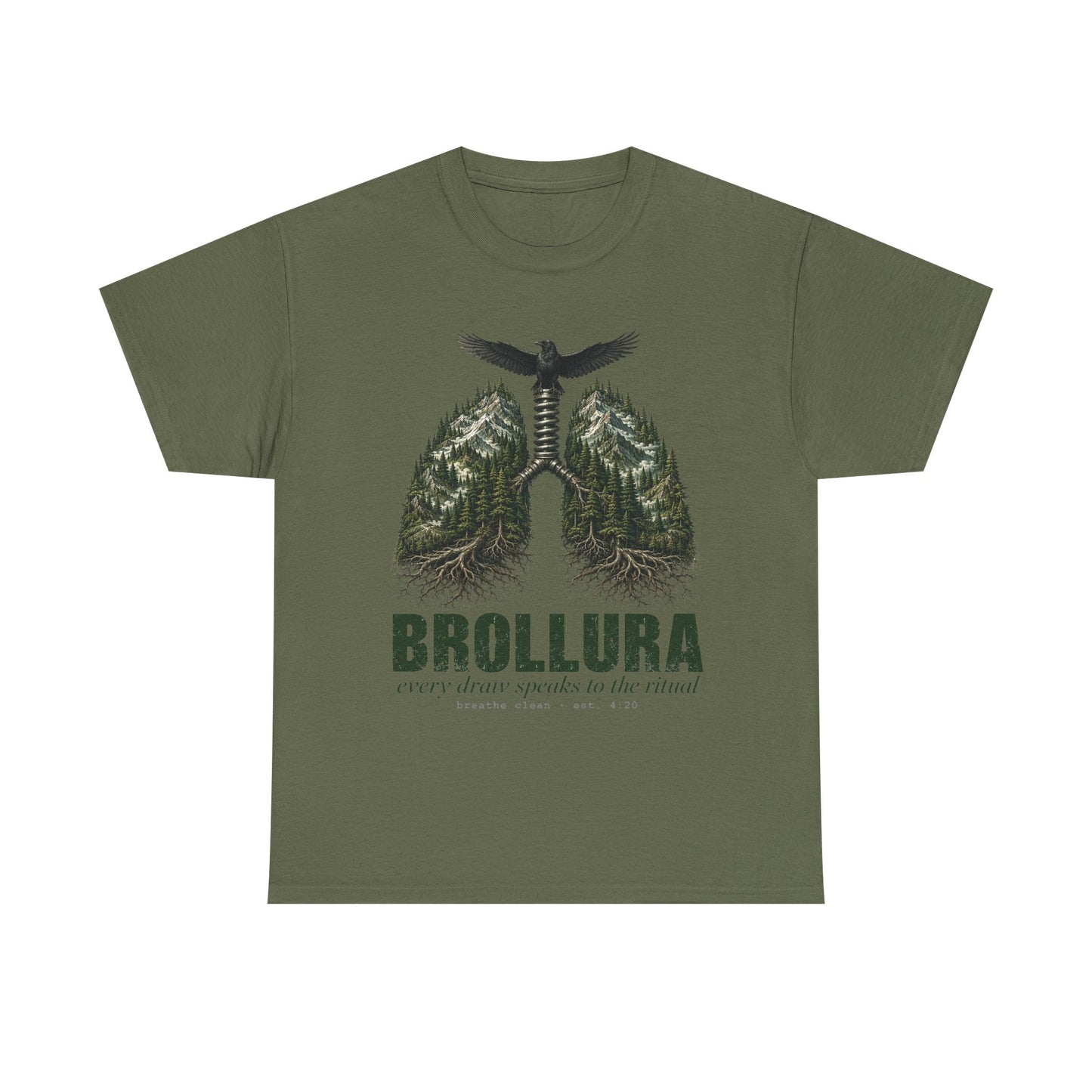 T-Shirt — BROLLURA Forest Lungs Graphic Tee ("Brollura")