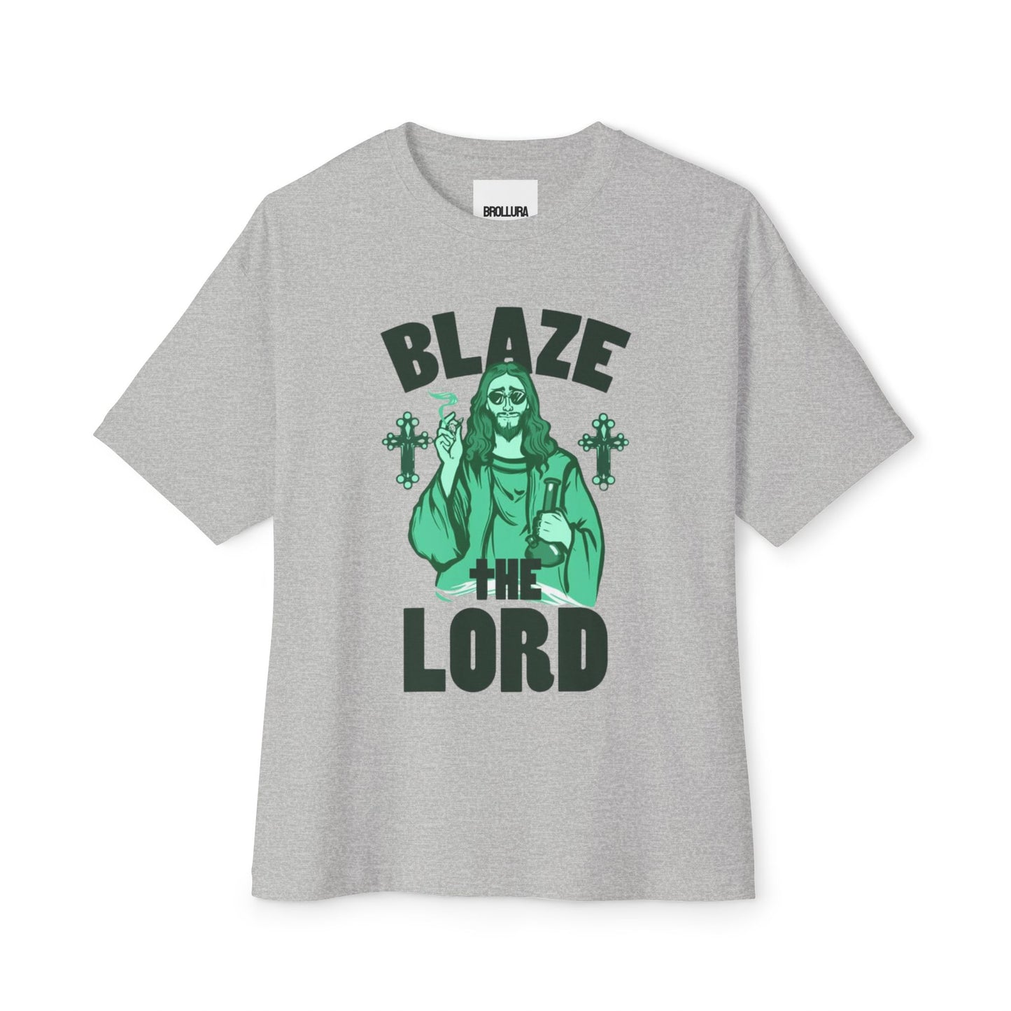 Graphic Tee — "Blaze The Lord" Religious Stoner Shirt