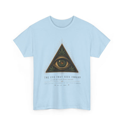 All-Seeing Eye Triangle Graphic Tee — "The Eye That Sees Within"