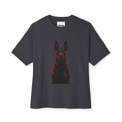 Red-Lined Portrait Graphic Tee