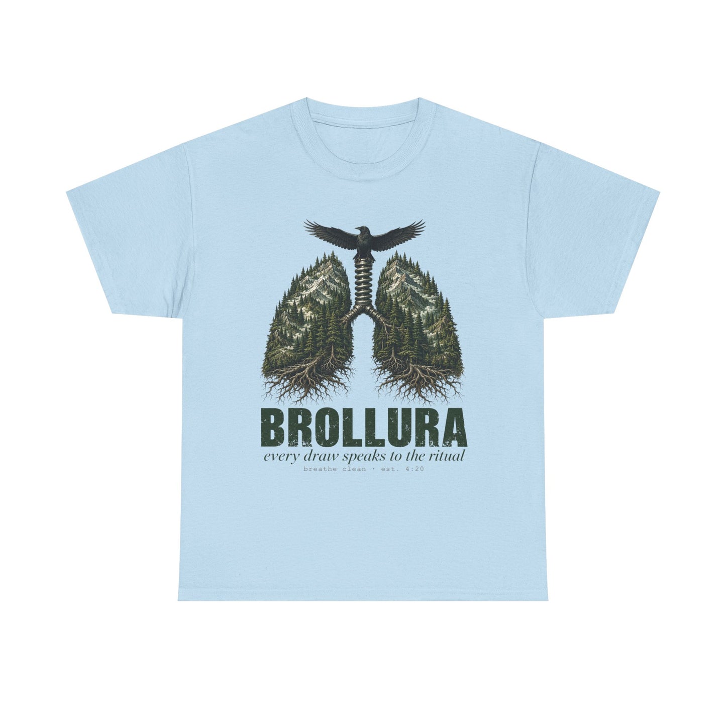 T-Shirt — BROLLURA Forest Lungs Graphic Tee ("Brollura")