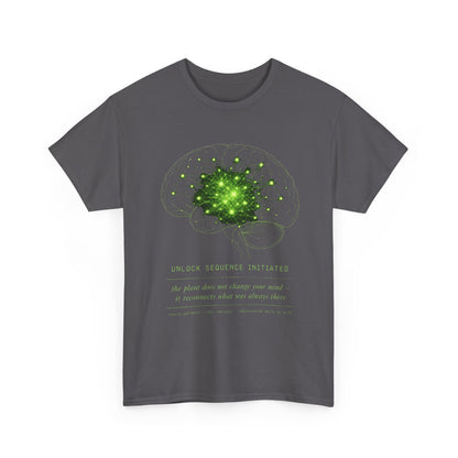 Brain Cell Science T-Shirt — Green Neural Network Anatomy Tee