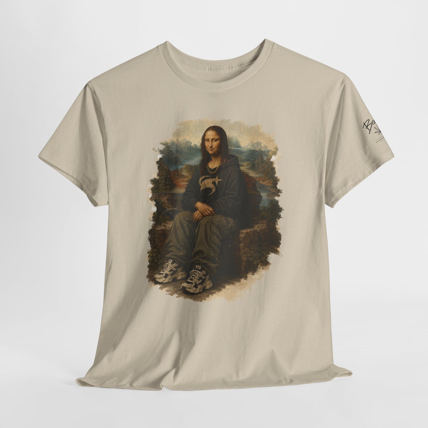 Mona Lisa Graphic Tee – Vintage Art Parody T-Shirt