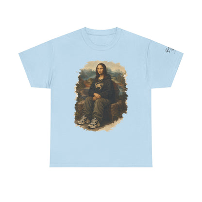 Mona Lisa Graphic Tee – Vintage Art Parody T-Shirt