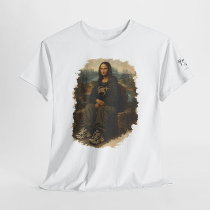 Mona Lisa Graphic Tee – Vintage Art Parody T-Shirt