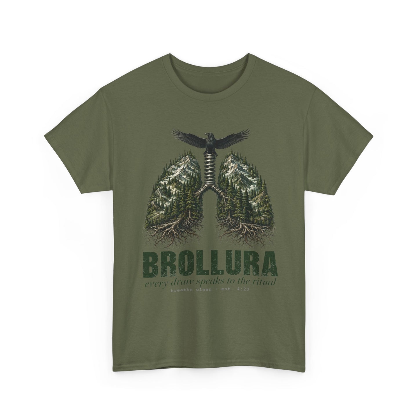 T-Shirt — BROLLURA Forest Lungs Graphic Tee ("Brollura")