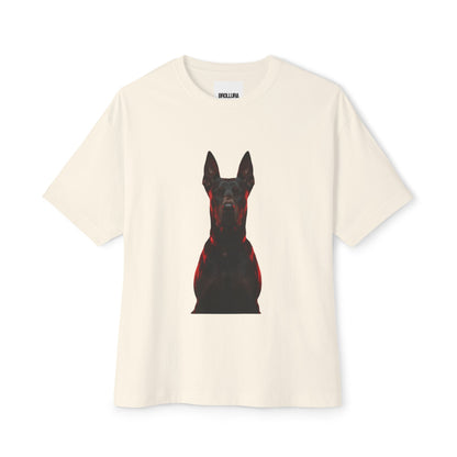 Red-Lined Portrait Graphic Tee
