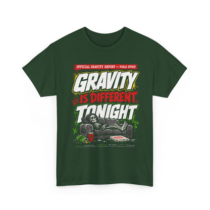 Funny Graphic Tee — 'Is Different' Retro Couch Illustration Shirt