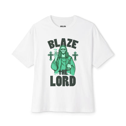 Graphic Tee — "Blaze The Lord" Religious Stoner Shirt