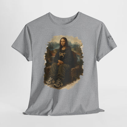 Mona Lisa Graphic Tee – Vintage Art Parody T-Shirt