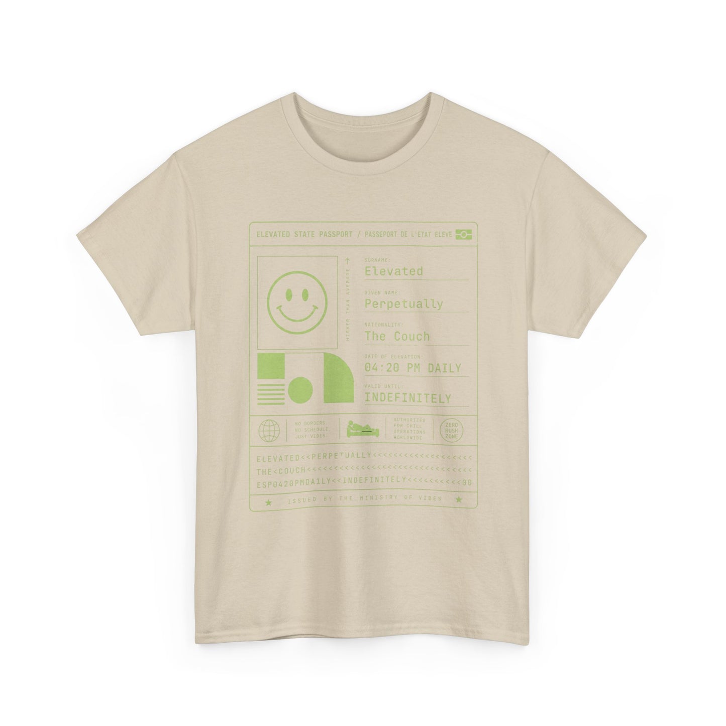 Funny Positive Data Graphic Tee — "Everything Is Fine" Minimalist Smiley Shirt