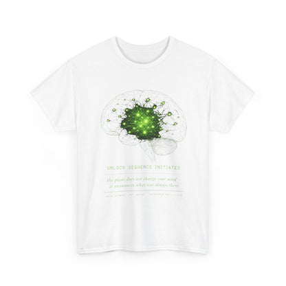 Brain Cell Science T-Shirt — Green Neural Network Anatomy Tee