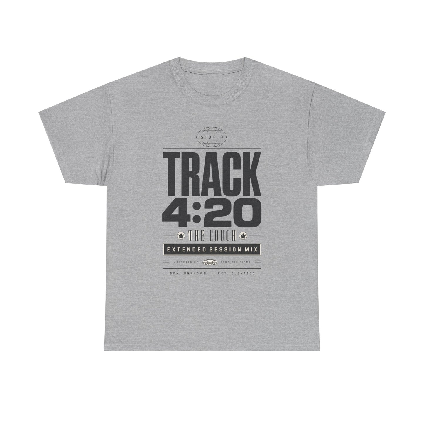 Funny T-Shirt — TRACK 4:20 Graphic Tee (Retro Music Poster Style)