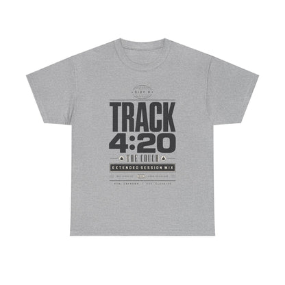 Funny T-Shirt — TRACK 4:20 Graphic Tee (Retro Music Poster Style)