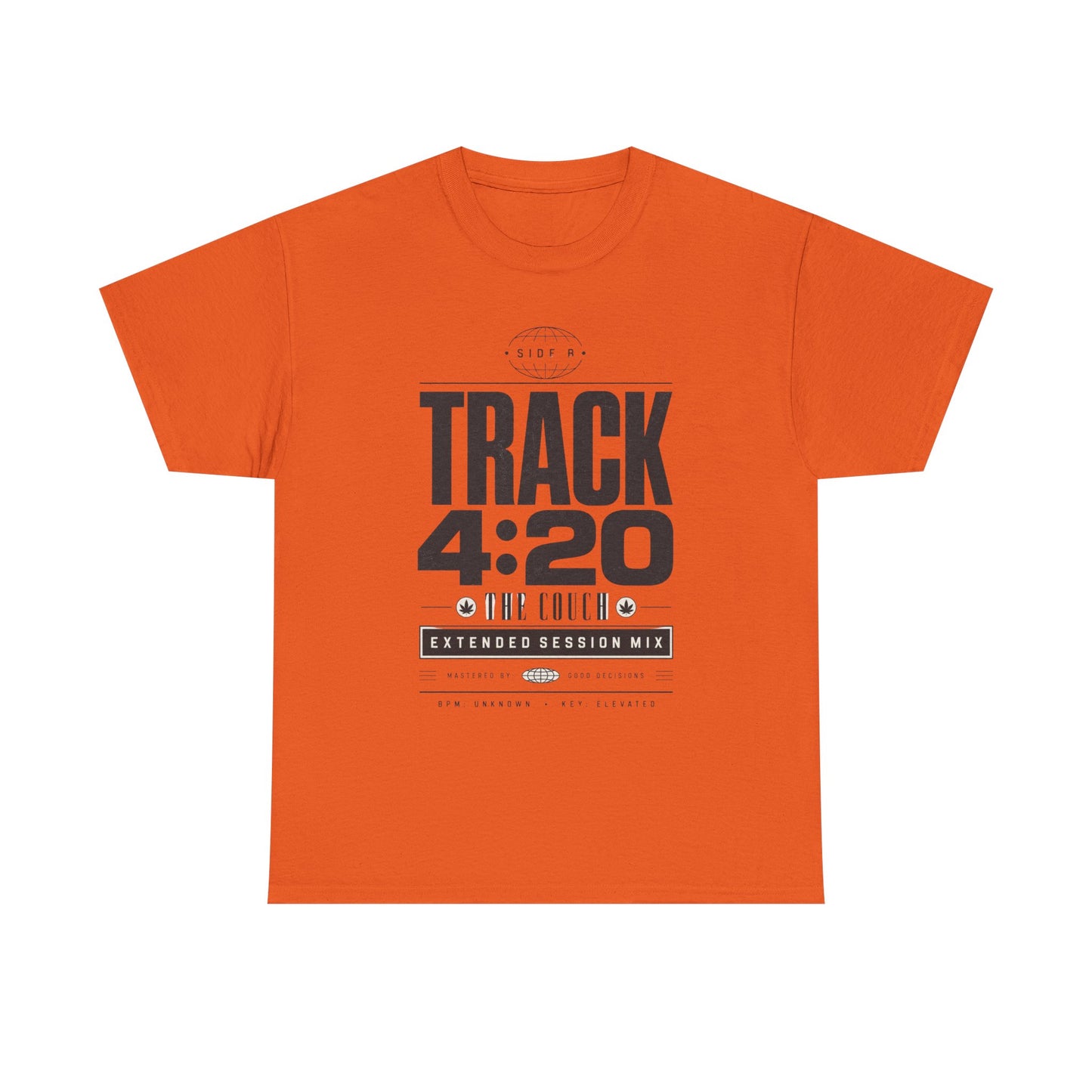 Funny T-Shirt — TRACK 4:20 Graphic Tee (Retro Music Poster Style)