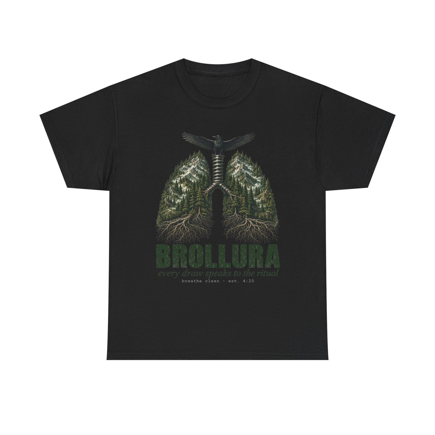 T-Shirt — BROLLURA Forest Lungs Graphic Tee ("Brollura")