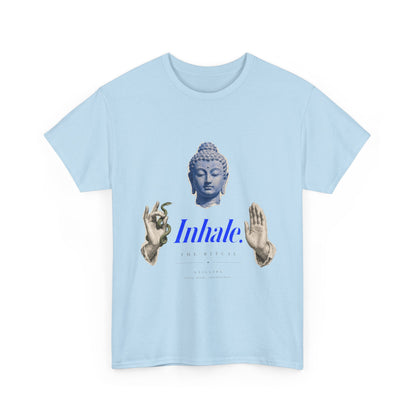 Mindful Buddha Tee — "Inhale" Meditation T-Shirt