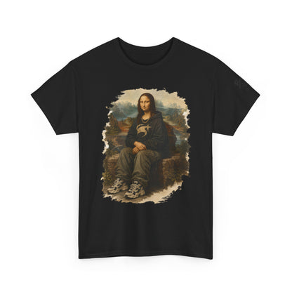 Mona Lisa Graphic Tee – Vintage Art Parody T-Shirt