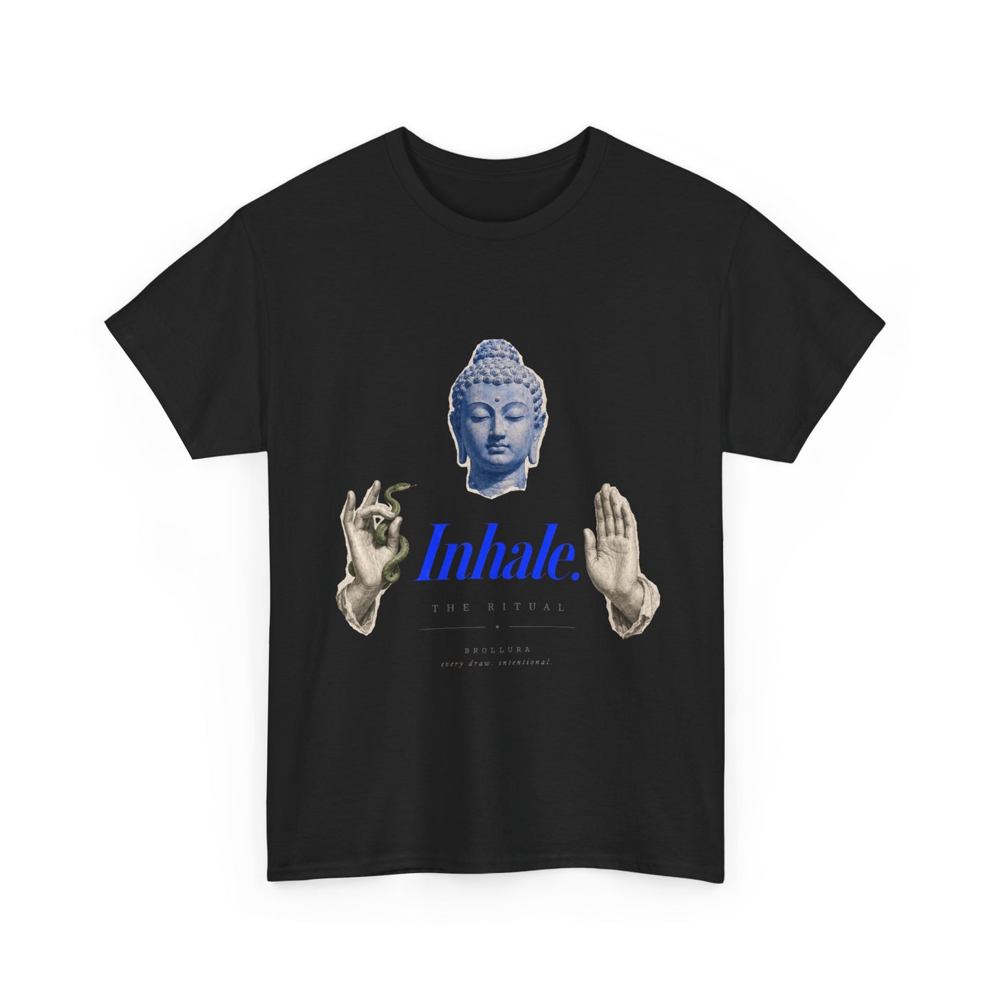 Mindful Buddha Tee — "Inhale" Meditation T-Shirt