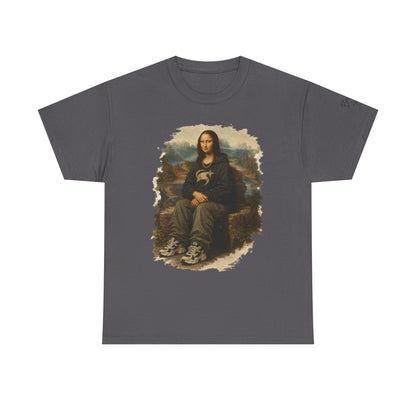 Mona Lisa Graphic Tee – Vintage Art Parody T-Shirt