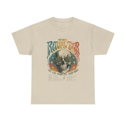 The Ritual Tour Skull Tee — Retro Vintage Rock Band Graphic T-Shirt