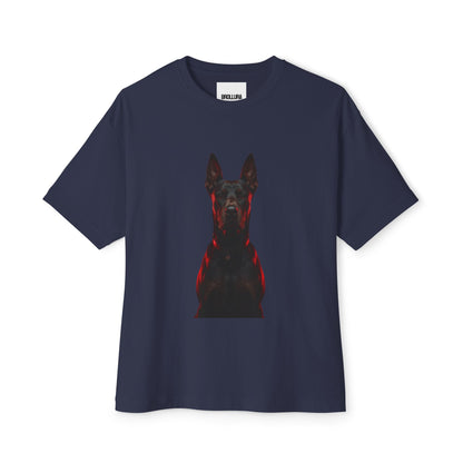 Red-Lined Portrait Graphic Tee