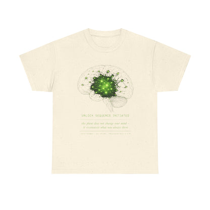 Brain Cell Science T-Shirt — Green Neural Network Anatomy Tee