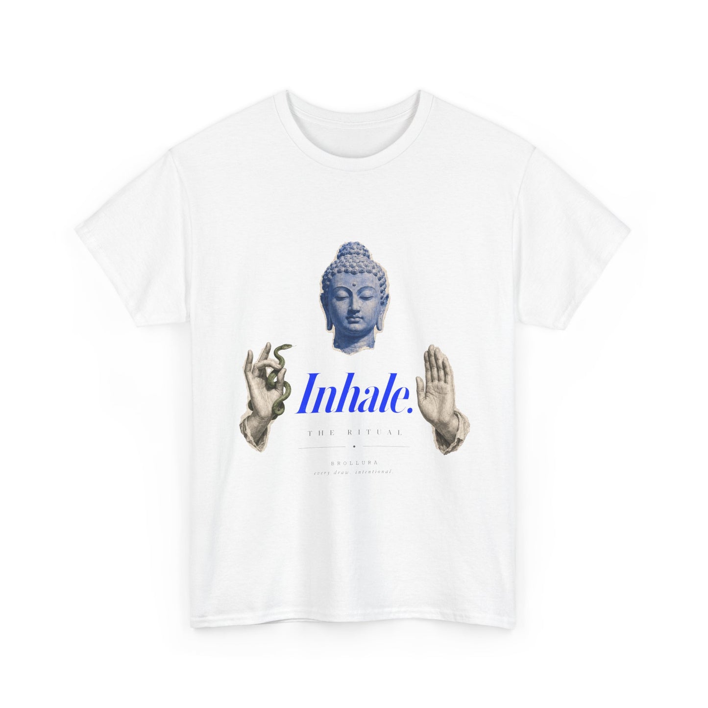 Mindful Buddha Tee — "Inhale" Meditation T-Shirt