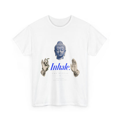 Mindful Buddha Tee — "Inhale" Meditation T-Shirt