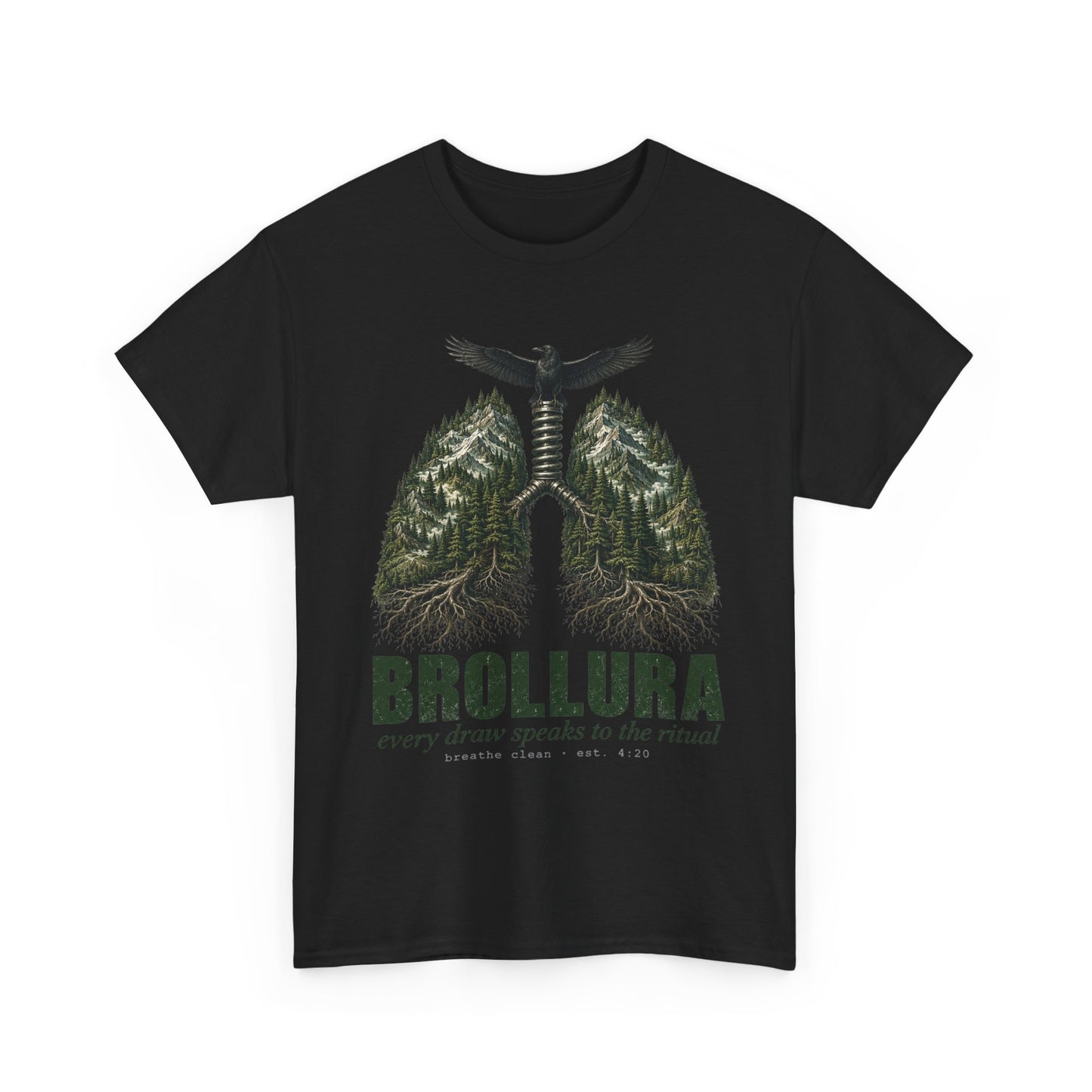 T-Shirt — BROLLURA Forest Lungs Graphic Tee ("Brollura")