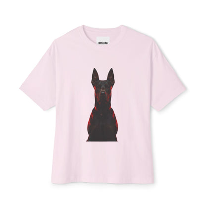 Red-Lined Portrait Graphic Tee